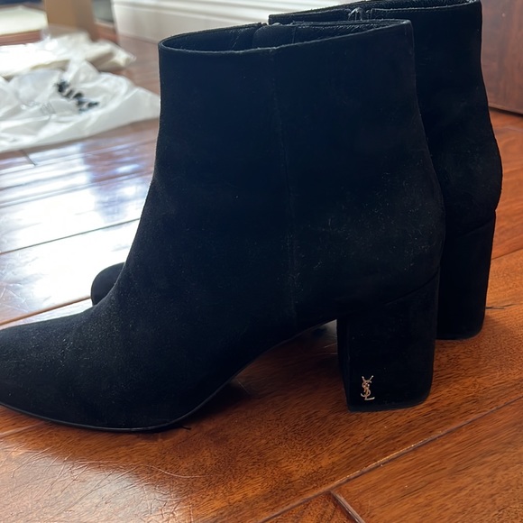 Saint Laurent Suede Booties - Picture 4 of 7